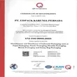 Sertifikat ISO 9001 2015 PT. Edpack Karunia Persada